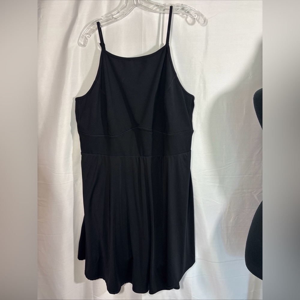 Torrid Black Women's One-Piece Swimsuit Sz3 (xxl). Dress/ Shorts with pocket